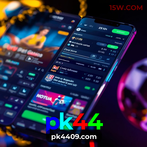 Resumo do fluxo de instalação do app pk44 — ilustração editorial